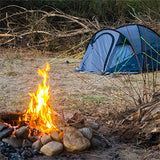 Camping Tripod Board Turn Branches into Stainless Steel Campfire Tripod with Adjustable Chain Camp Grill Accessories