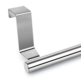 Kitchen Towel Holder Over Cabinet Door Towel Bar 2 Pieces Stainless Steel Kitchen Towel Hanger