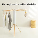 Tripod Clothes Drying Rack 16 Rods Foldable Portable