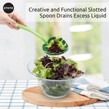 Leaf Cooking Spoon Nonstick Safe - Green