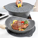 Silicone Splatter Screen Foldable Oil Guard 10-13in