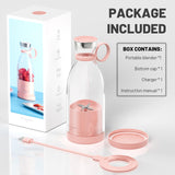 Portable USB Blender Smoothie Maker - Pink