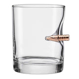Whiskey Glass Embedded Novelty 10oz - Blue