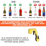 Champagne Gun Party Bottle Sprayer Gold