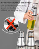 Oil Dispenser Bottle 17oz Glass Measuring Pump