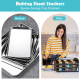 Baking Sheet Stackers 16PCS Space Saving Holder