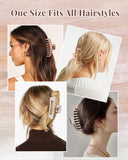 Silicone Hair Claw Clips Pack of 4