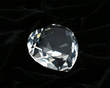 Heart Crystal Paperweight 8cm Diamond Props for Nail Pictures