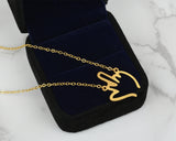 Middle Finger Necklace for Women