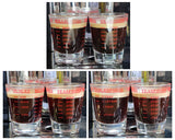 Shot Glass 2 Pieces 30ml Scaled Measuring Cups for Liquid