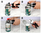 Manual Can Opener Hand Held Can Openers for Seniors Can Multifunctional Openers for Kitchen with Bottle Opener