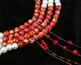 Bloody Pearl Necklace Vampire Choker Halloween Costume Jewelry for Women