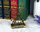 London Souvenirs Ferris Wheel Decor Medium Rotatable London Eye Metallic Figurine