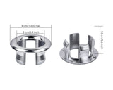 Sink Overflow Ring 8 Pieces Bathroom Sink Overflow Trim Ring for 22-23 mm Drain Hole Kitchen Sink Accessories