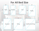 Sheet Straps 2 Pieces Mattress Sheet Holder Straps for Queen/King Size Bed Suspenders Twin XL Adjustable Elastic Bands and Corner Clips