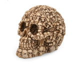 Skull Decor 5.5 Inch Resin Skeleton Head Decorative Skull Statue Gothic Home Decor Halloween Decorations