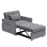 Sofa Chair Bed 3 in 1 Convertible Sleeper Chair Pull Out Sleeper Chairs