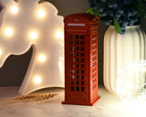 Retro Home Decor London Souvenirs 7 Inch British Telephone Booth