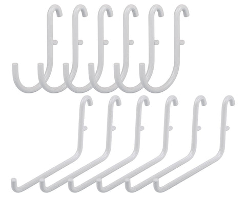 Pegboard Hooks Compatible with IKEA Skadis Pegboard 12 Pack Pegboard Accessories