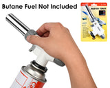 Butane Torch Kitchen Blow Lighter, Upgrade Reverse Use Creme Brulee Blow Torch for Creme, Brulee, BBQ, Baking, Jewelry