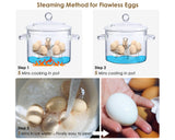 Egg Steamer Rack 304 Stainless Steel Extendable Steamer Trays with Removable Handle