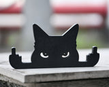 Middle Finger Cat Ornament Funny Cat Wall Art Figurine, Cat Desk Decor, Cat Lover Gifts