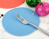 Trivets for Hot Pots and Pans 4 Pieces Heat Resistant Silicone Trivets for Hot Dishes, Non-slip and Flexible to Wrap Around Any Shape