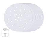 Air Fryer Liners 100 Pieces 7.9 Inch Round Perforated Parchment Paper for Air Fryer