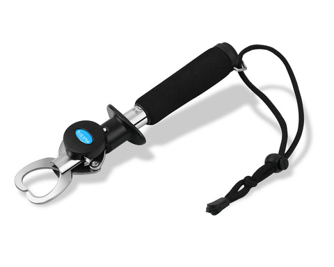 Fish Gripper with Retractable Fish Measuring Tape Fish Lip Gripper with Scale for Fishing