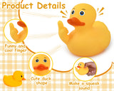 Large Middle Finger Rubber Duck Yellow Rubber Duck 3.07 Inch Funny Car Ornaments Duck