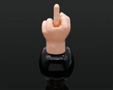 Solar Dancing Dashboard Figurine - Middle Finger