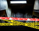 Halloween Caution Tape Set of 3 - Danger, Zombie Zone and Enter If You Dare Yellow Caution Tape Decorations for Door