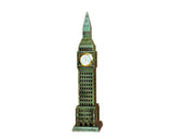 Metallic Big Ben Tower Model Statue Decoration with Clock