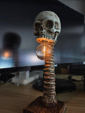 Halloween Table Decor 9.8 Inch Skeleton Lamp Skull Light