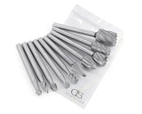 10 Pcs HSS Tungsten Carbide Cutting Burr Set