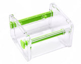 2 Pcs 1 Layer Washi Tape Dispensers - Transparent