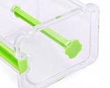 2 Pcs 1 Layer Washi Tape Dispensers - Transparent