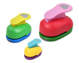 Heart Puncher 3 Pieces DIY Craft Paper Punchers for Kids