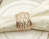 Napkin Rings 12 Pieces Metal Napkin Ring Holders