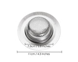 Sink Strainer 2 Pack Stainless Steel Sink Filter