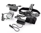 Waterproof CREE XML-T6 1800 Lumen Bike Headlight Kit - Black