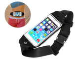 Sport Bag Running Belt with Touchable Screen for Smartphone - Black