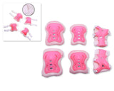 6 Pcs Kids Safety Pads Set for Knee / Elbow / Wrist - Pink