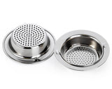 2 Pcs 4.33 Inches Stainless Steel Basket Strainer for Kitchen Sink