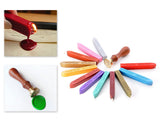 12 Pcs Colorful Seal Wax Sticks with Wick