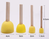 Sponge Painting Brush Set of 20 Assorted Size Painting Bush