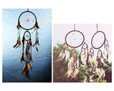 DS. DISTINCTIVE STYLE Metal Hoops Set of 10 Craft Rings Metal Rings for Dream Catcher and Wreath - Silver