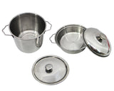 13 Pieces Stainless Steel Cooking Toys Set for Role Playing - Silver