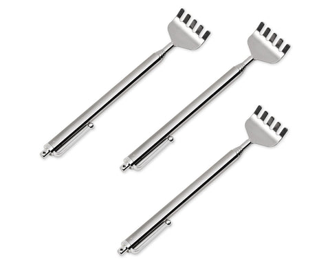 Telescopic Scratchers 3 pieces Stainless Steel Back Scratchers