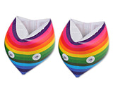 1 Pair Rainbow Inflatable Armbands for Swimming